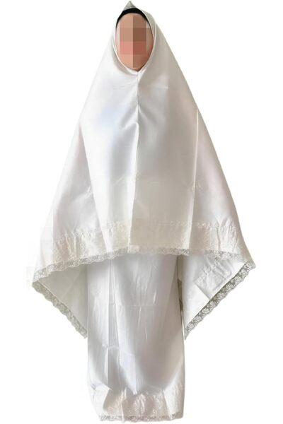 Generic Prayer Set For Women - Two Pieces Lace Fabric Embroidery