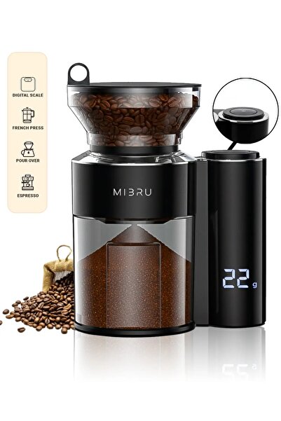 MIBRU COFFEE GRINDER WITH SCALE MSG005