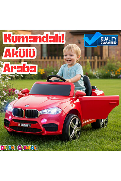 Doğan Oyuncak Dünyası Blade GT Kırmızı Uzaktan Kumandalı 4X2 12 Volt Akülü Ar...