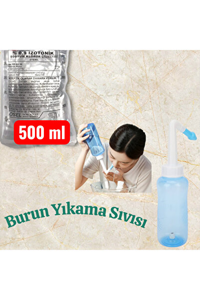 ORGANICYOU OSEL BURUN YIKAMA (NASAL) SIVISI 500ml + 10 ml Çekme Şırıngası Ücr...