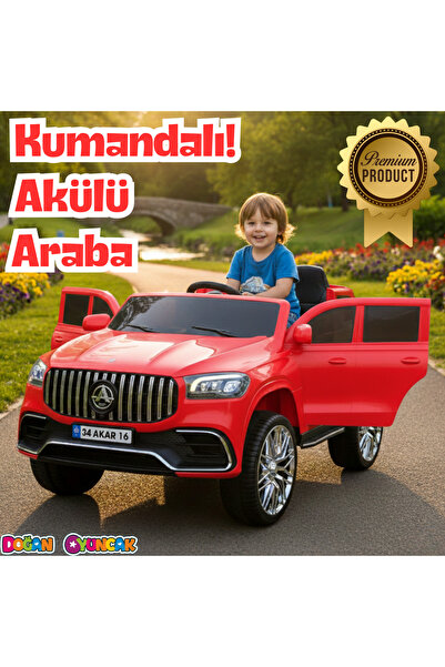 Doğan Oyuncak Dünyası Miracle GT Kırmızı Uzaktan Kumandalı 4X2 12 Volt Akülü ...