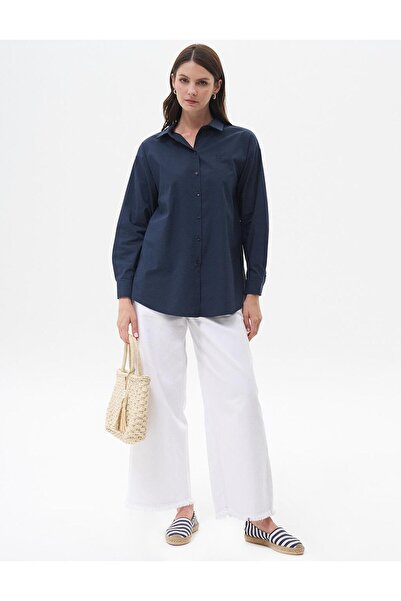 Kayra Cămașă din poplin cu nasturi 11503