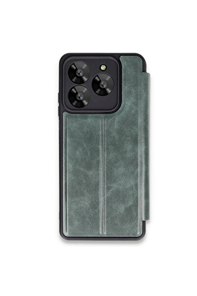 eco port غطاء حماية متنقل من جنرال موبايل إيرا 30 - أخضر داكن