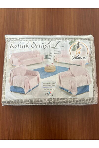 YAREN TEKSTİL Widores Çok Amaçlı Natural 4'lü Takım Koltuk Kanepe Çekyat Deko...