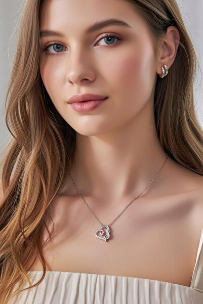 Jadem Gold 316L الصلب الذهب اللون سلسلة الزركون حجر مفصل نموذج القلب إنفينيتي...