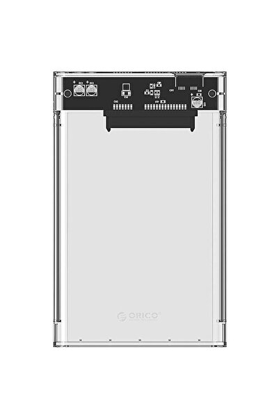 Orico HDD/SSD Enclosure 44375, 2.5", SATA 3.0, 5 Gbps, Transparent