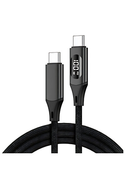 e-SWC Cablu de date si incarcare textil Fast Charge e-SWC®, USB C la USB C, 1...