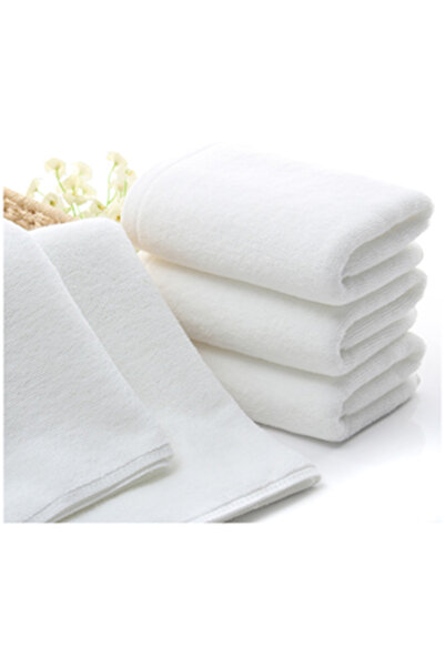 Modella Life Miosse Pure 6 броя 30x30 cm луксозна бяла хотелска кърпа 100% па...