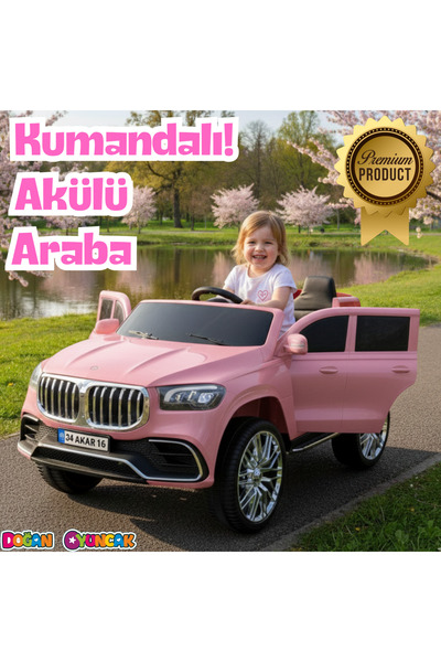 Doğan Oyuncak Dünyası Bold GT Pembe Uzaktan Kumandalı 4X2 12 Volt Akülü Araba...