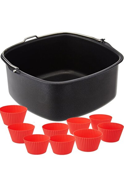 e-SWC Tava de coacere cu 9 forme de briose e-SWC® pentru Philips AirFryer XL,...