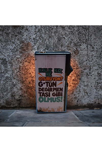 DURUSOY SHOP CENTER Komik Yazılı Çubuk Şeklinde Yanan Çakmak Adet ve Set Şekl...