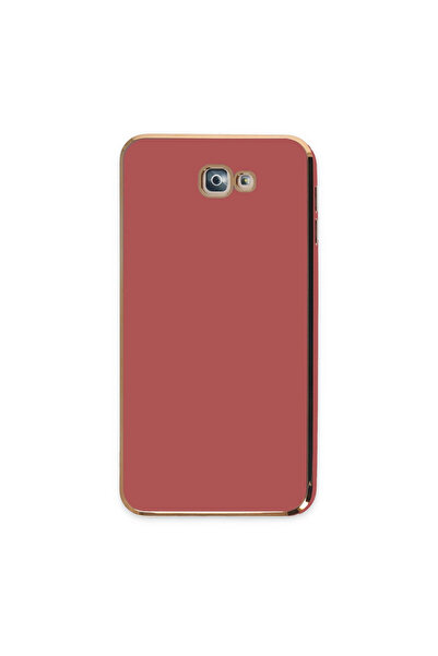 eco port Samsung Galaxy J7 Prime Case Volet Silicone - Red