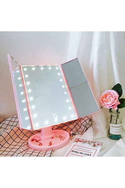 OEM Professional LED Mirror, Adjustable, with 3 Foldable Side Mirrors, LED Li...