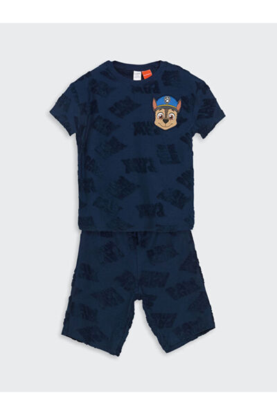 LC Waikiki تي شيرت وشورت للأولاد مطبوع عليه ستايل شايبلايرز باو باترول من UZG...