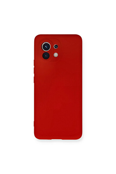 eco port Mi 11 case nano velvet silicone - red