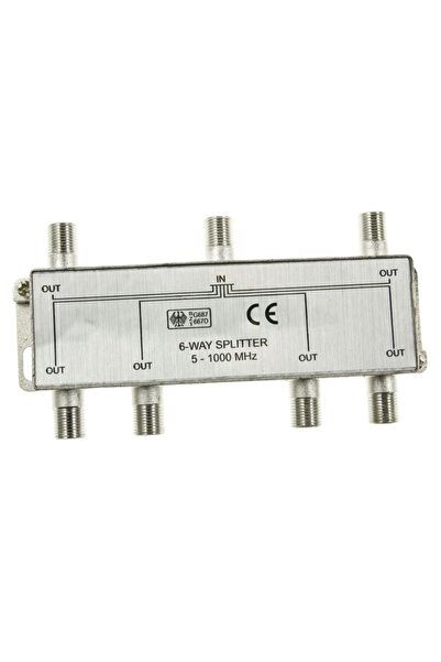 e-SWC Professional e-SWC® TV splitter for coaxial cable, 6 outputs, 5-1000 Mh...