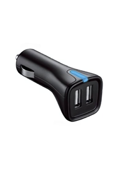 e-SWC e-SWC® Car Charger, 2 x USB, 15 W, 3.1 A, Black