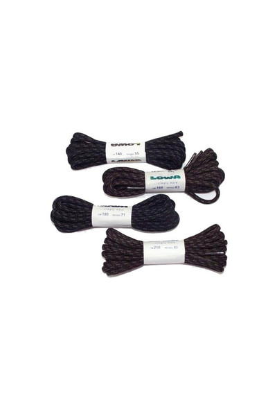 Lowa Black Hiking Boot Laces