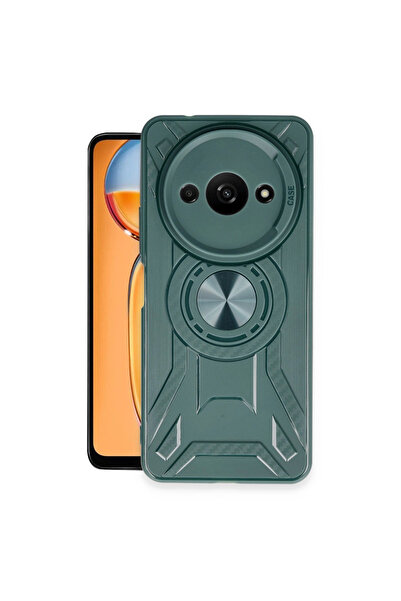 eco port حافظة سيليكون لينكولن لـ Redmi A3 4G - أخضر داكن