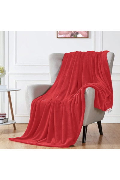 ceneric Sandy's Soft Blanket - Red | Double