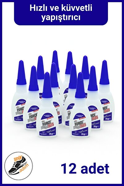 EMS FORCE 805 Ayakkabı Yapıştırıcı 20Gr. 12'li SET | Güçlü Yapıştırıcı