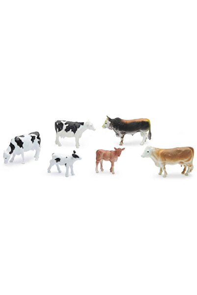 Sunman New Ray Country Çiftlik Hayvanları 55931 6'Lı Boğa