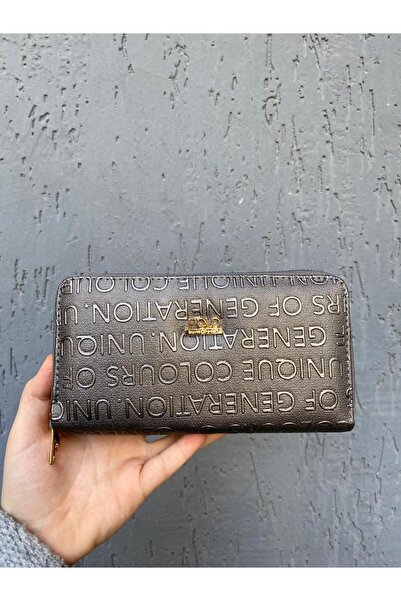 ZÇBUTİK Women's Double Zipper Multi-Compartment Long Wallet