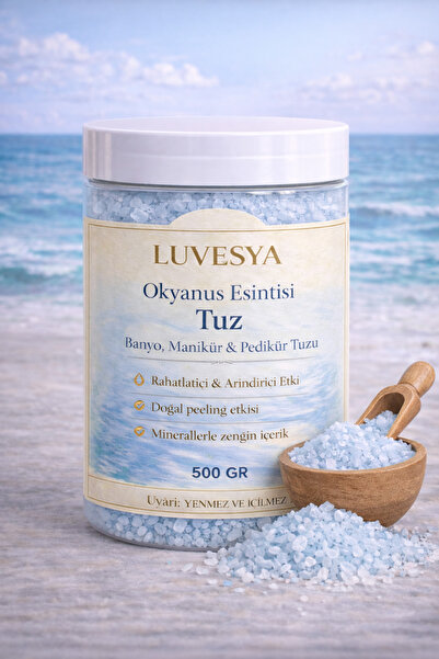 luvesya Okyanus Esintisi Aromalı Banyo, Manikür & Pedikür Tuzu – Rahatlatıcı ...