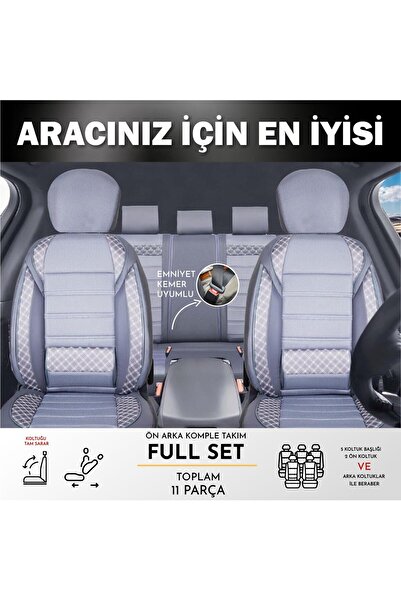 SMTSHOP غطاء مقعد سيارة أوبل كورسا بي متوافق مع الجلد ومفصل عليه تفاصيل جلدية...