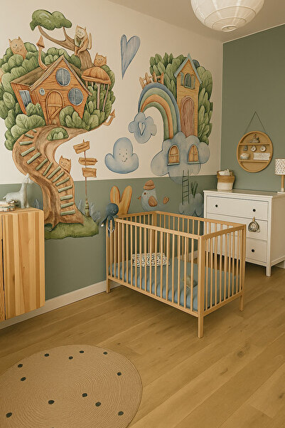 SENSEİ STİCKER&TABLO 3D ÇOÇUK ODASI STİCKER - DUVAR STİCKER - YÜKSEK KALİTE -...