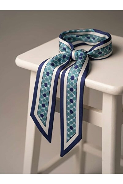 LUMIÈRE Lumiere Monogram İpek Fular