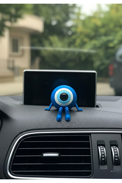 BRE HOME Özel Tasarım Nazar Boncuğu Karakterli Araç Konsol Süsü - Şans Getire...