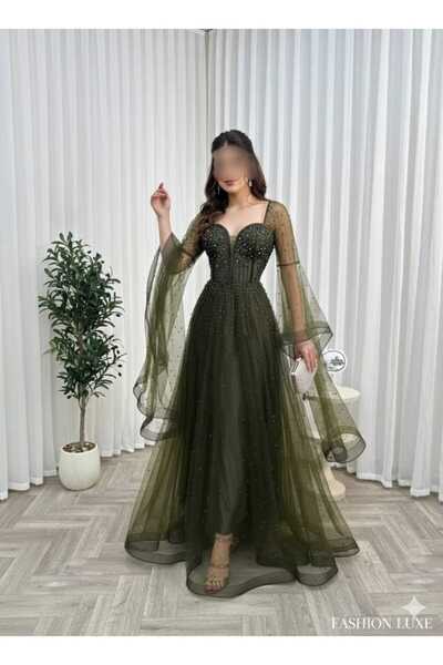 Dora Fashion Evening dress with embroidery