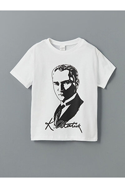 LC Waikiki RMZ GİYİM FARKIYLA Zero Roba Collar Atatürk Ανδρικό μπλουζάκι για ...