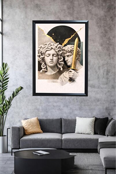 LUXRN Neoclassical Antique Sculpture Themed Wall Painting Modern Antique Art ...