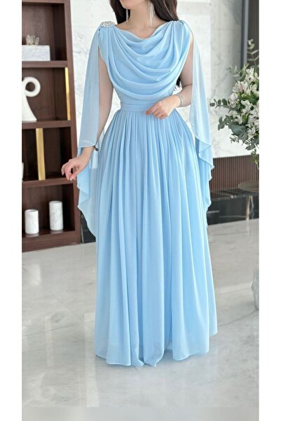fashion luxuries est Long chiffon dress