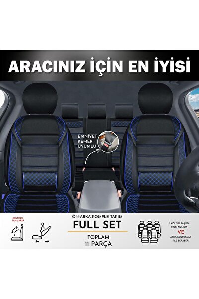 SMTSHOP غطاء مقعد السيارة من الجلد المتوافق مع فيات برافا، طقم أمامي/خلفي، مو...