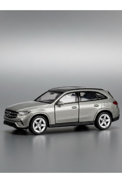 ÖZ OFİS Mercedes-Benz GLC 220 AMG Gri 1/36 Ölçek Çek Bırak Özellikli Metal Mo...