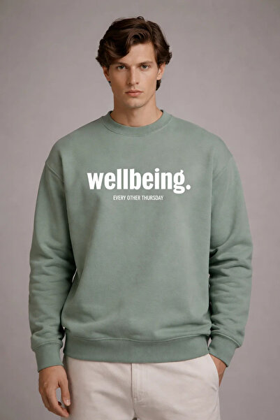 COMBİNE MİCHAİL Ανδρικό φούτερ casual με στάμπα κειμένου