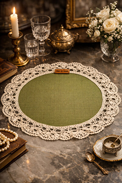 Rose go home Lace Edged 6-Piece American Service Set