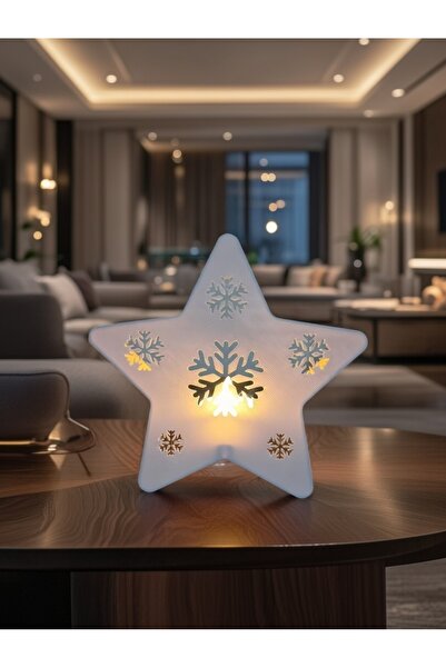 Lemona Dekoratif Yıldız Mumluk – Tealight Mum Hediyeli