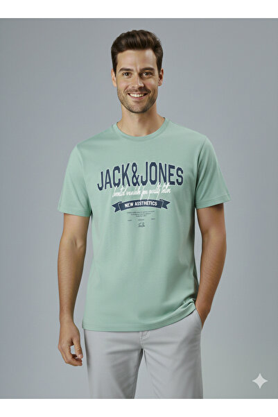 Jack & Jones Jjelogo Tee Ss O-Neck 2 Col Ss26 Sn Men's T-Shirt 12288016Minera...