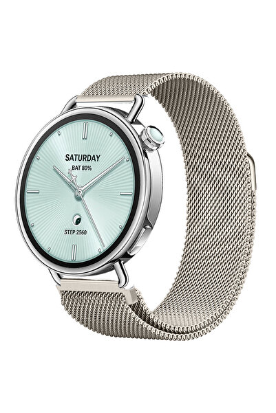 Sneezy حزام معدني مغناطيسي ميلانيزي متوافق مع ساعة Mi Watch S4 مقاس 41 ملم