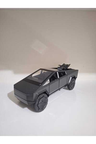 Aksoy Toys Tesla Cybertruck Model Araç Metal Araba 22 Cm Işıklı Kapılar Bagaj...