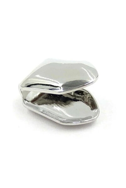 Zümrütoyuncakstore 14k ALTIN KAPLAMA GRİLLZ DİŞ TAŞI GÜMÜŞ RENGİ