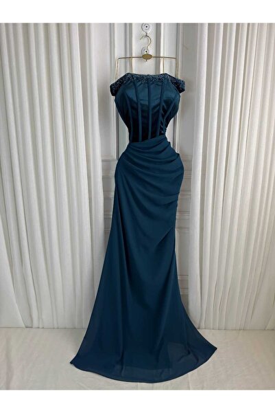 ABHARNI فستان سهرة فاخر بقصة كورسيه منحوتة