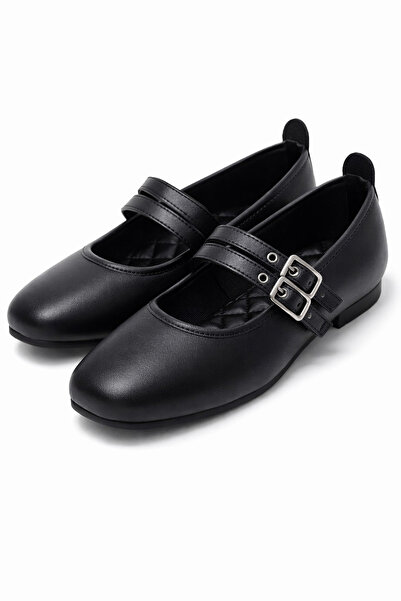 StWenn حذاء نسائي مسطح بمشبكين من Küt Burun، مريح للاستخدام اليومي وأنيق