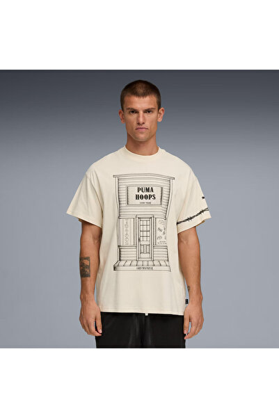 Puma Tricou supradimensionat de baschet pentru bărbați Swish N'Ink