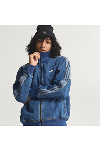 adidas Adicolor Denim Firebird Erkek Sweatshirt