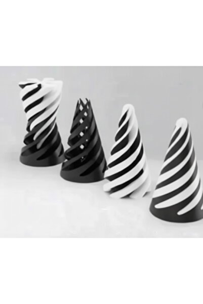 ARCANIUM Spiral Geçmeli Koni Stres Çarkı - Masaüstü Dekoratif Obje Görsel İll...